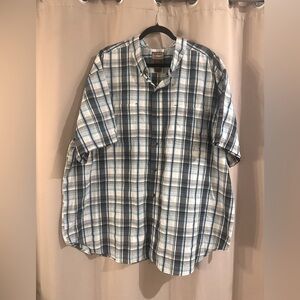 Women’s Blue Plaid Schmidt Button Up